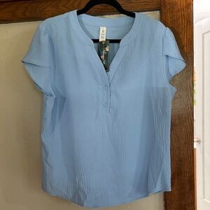 Light Blue Women's Top from Blooming Lily